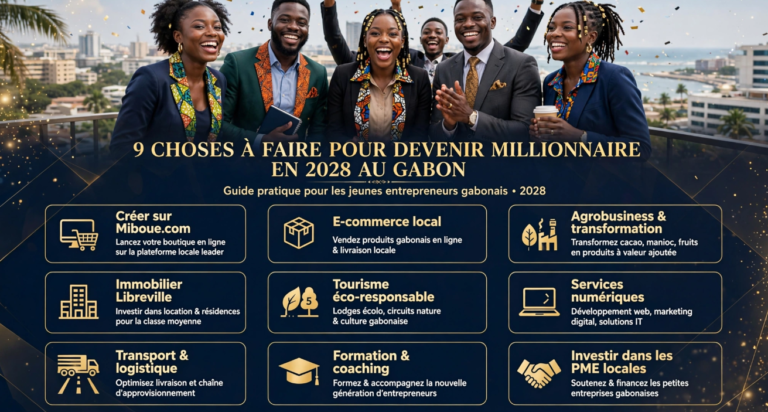 9 choses à faire pour devenir millionnaire en 2028 au Gabon