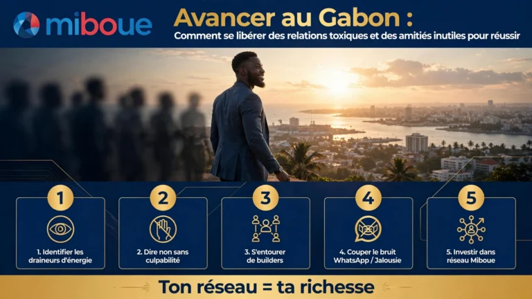 Avancer au Gabon : Comment se libérer des relations toxiques et des amitiés inutiles pour réussir