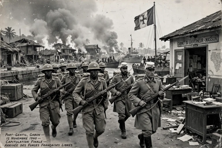 L&rsquo;Opération contre Port-Gentil (Novembre 1940) : La capitulation finale et le drame du gouverneur Masson