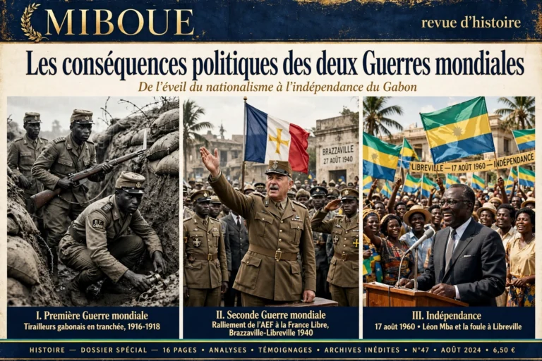 Les conséquences politiques des deux Guerres mondiales : De l’éveil du nationalisme à l’indépendance du Gabon